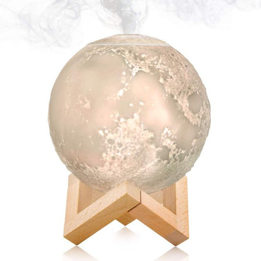 Moon Air Humidifier with LED Night Lamp