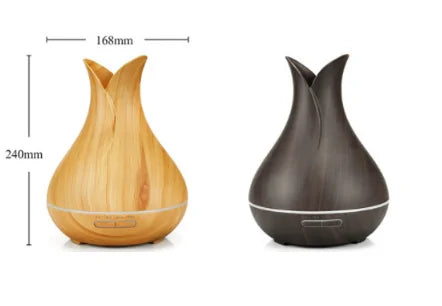 Wooden Grain Petal Essential Oil Humidifier