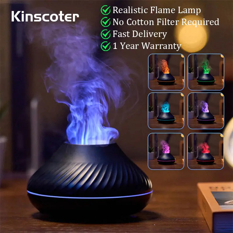 Ultrasonic Volcano Essential Oil Diffuser/Humidifier