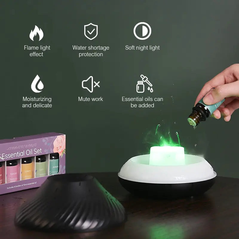 Ultrasonic Volcano Essential Oil Diffuser/Humidifier